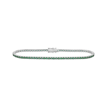 Bracelet with Emeralds Orielle