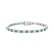 Diamond bracelet with Emeralds Belissia3