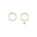 Diamond earrings Hexapolygon5