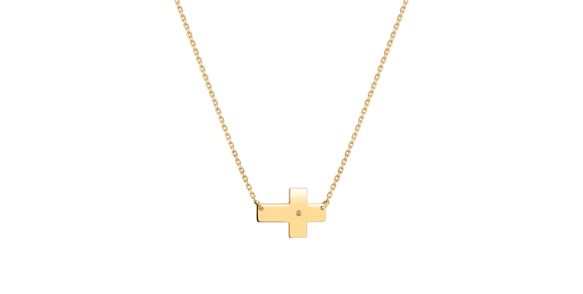 Diamond necklace Cross of Dedication