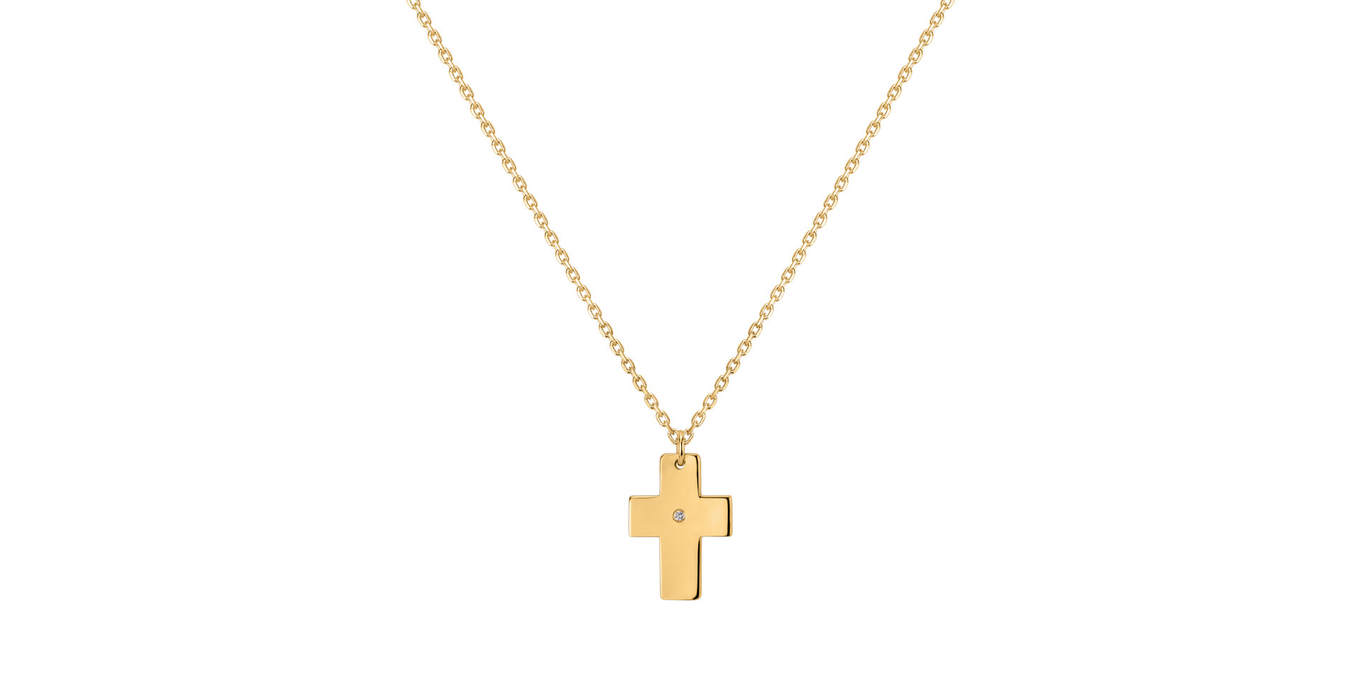 Diamond necklace Cross of Confession