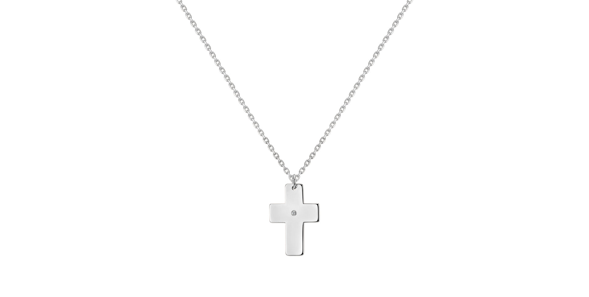 Diamond necklace Cross of Declaration