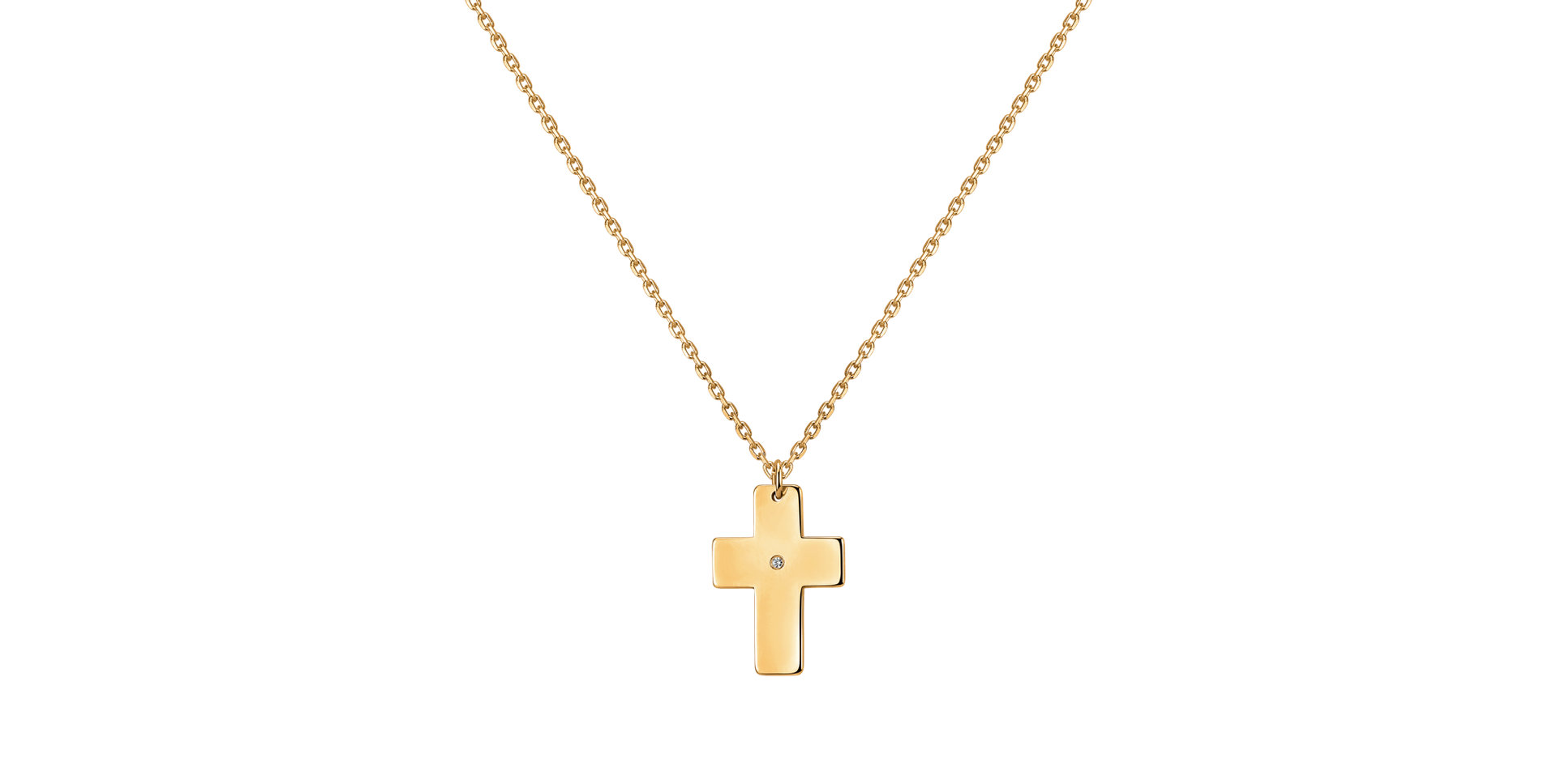 Diamond necklace Cross of Declaration