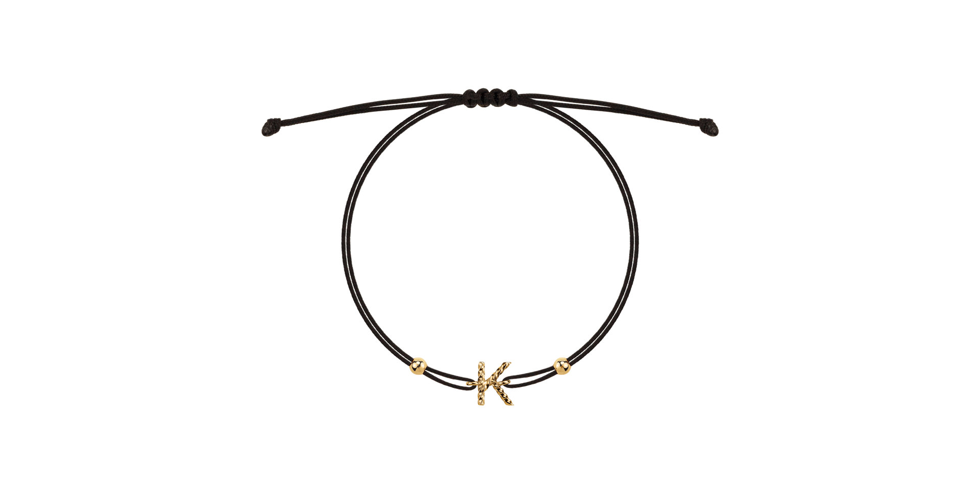 Bracelet Spiral Alphabeth K