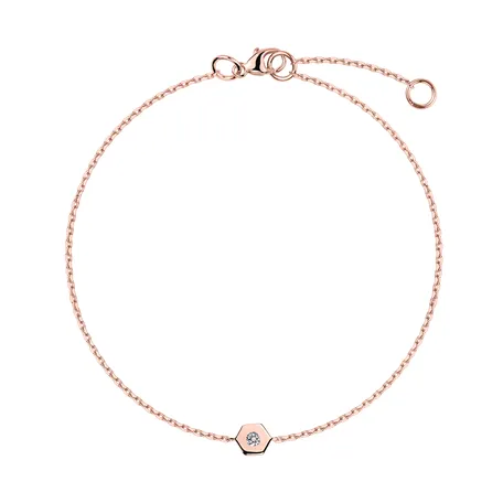 Diamond bracelet Hexagonal Brilliance