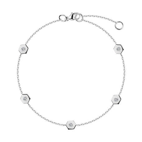 Diamond bracelet Hexagonal Brilliance