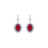 Diamond earrings with Ruby Princess4