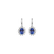 Diamond earrings with Tanzanite Princess4