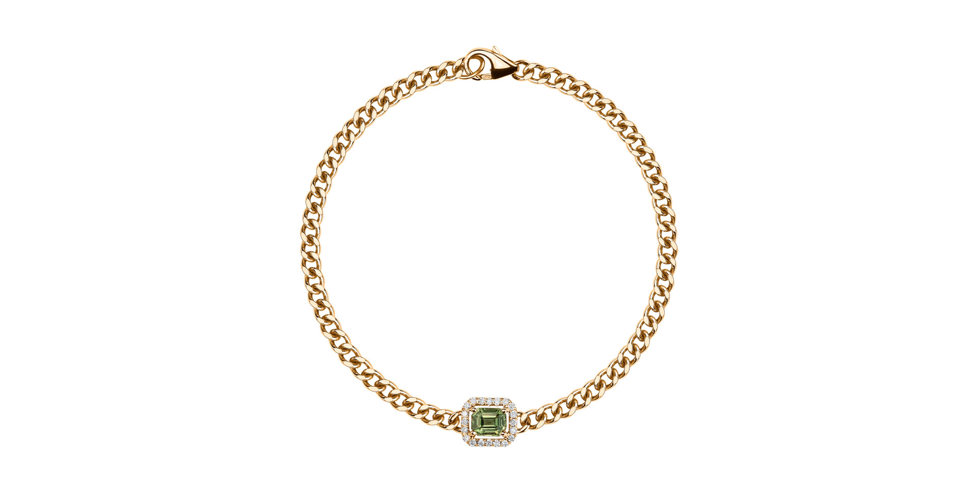 Diamond bracelet with Sapphire Mysterious Spell