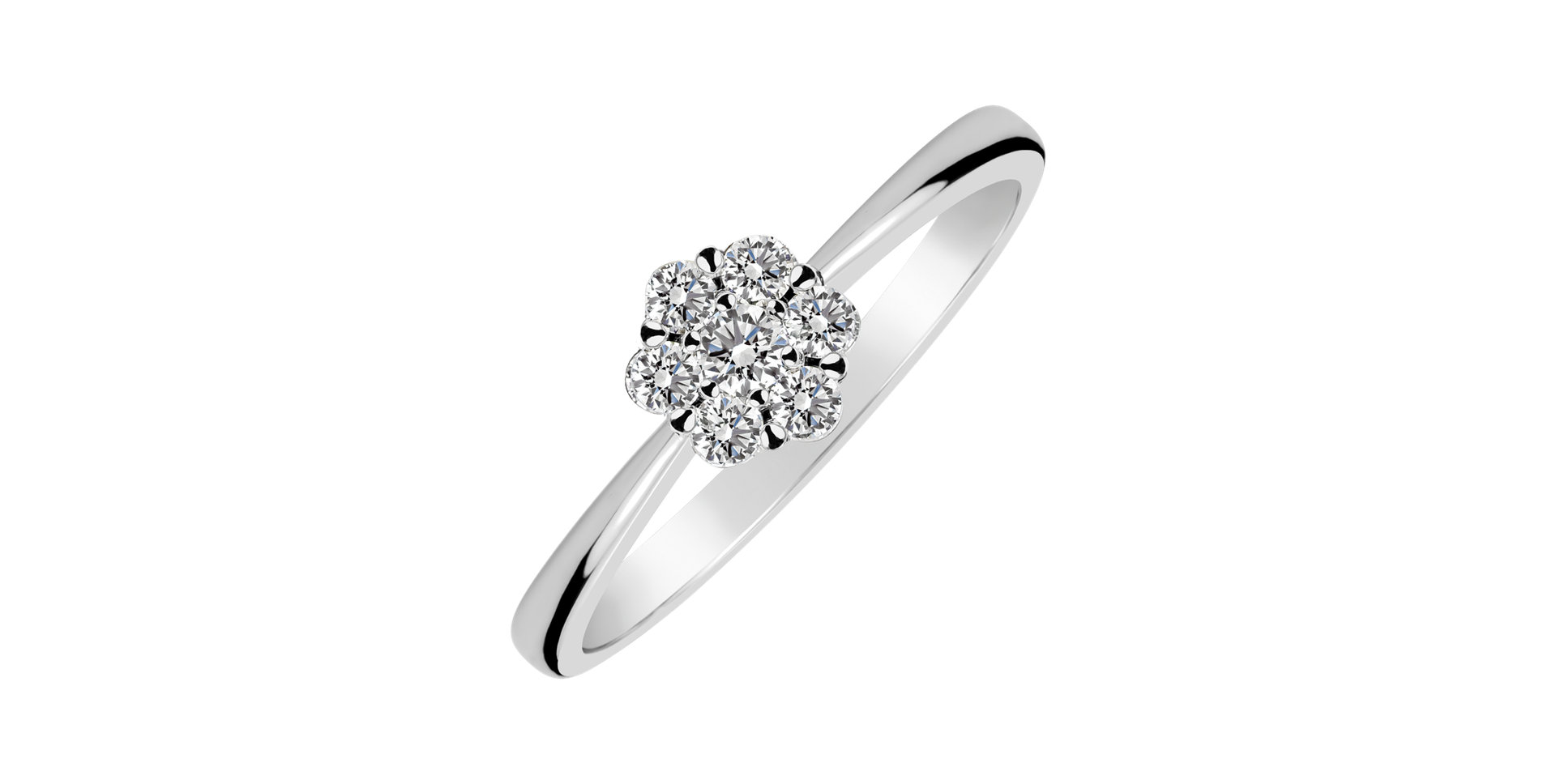 Diamond ring Shiny Flower