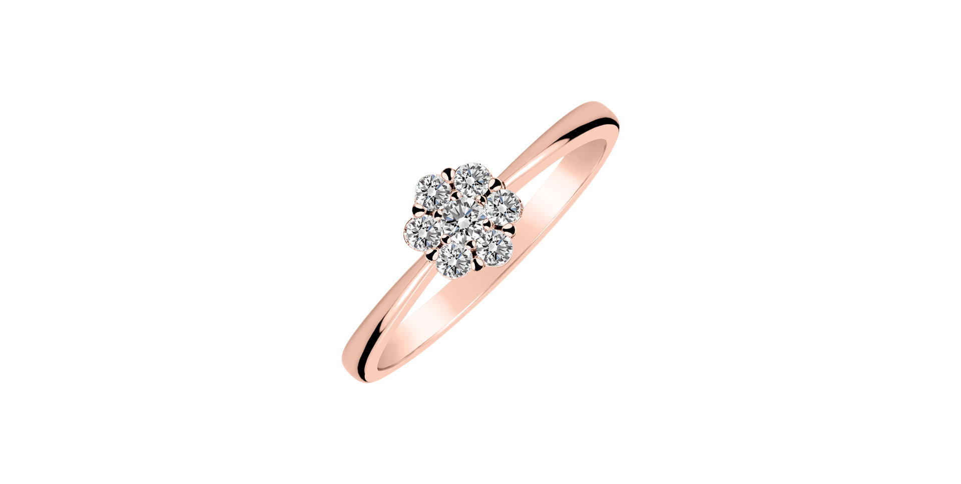 Diamond ring Shiny Flower