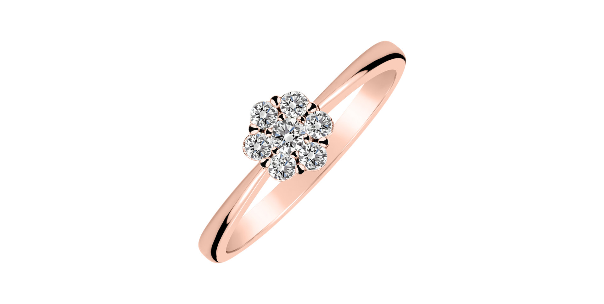 Diamond ring Shiny Flower