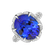 Diamond ring with Tanzanite Midnight Wave6