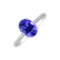 Diamond ring with Tanzanite Touch of Shine4