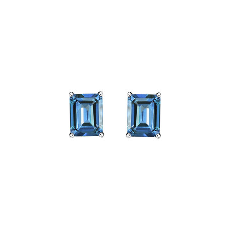 Earrings with Topaz Thostra