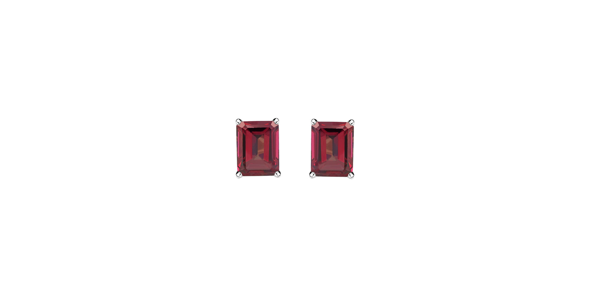 Earrings with Rhodolite Winslow