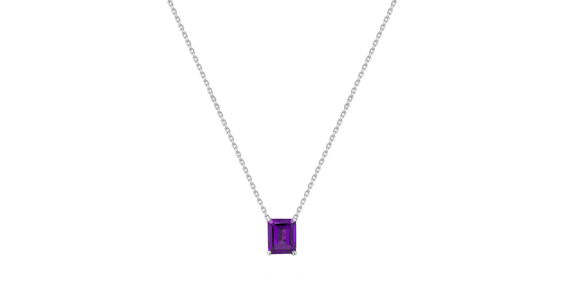 Necklace with Amethyst Mosselyn