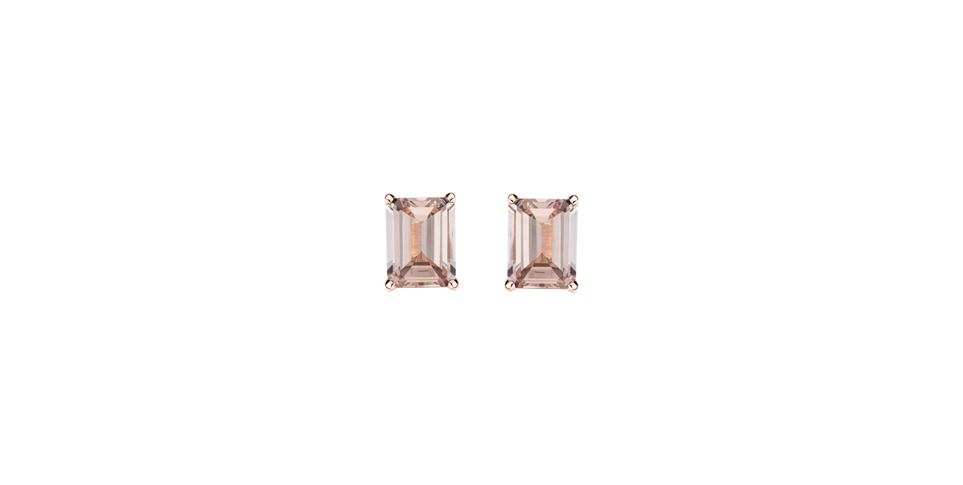 Earrings with Morganite Thostra