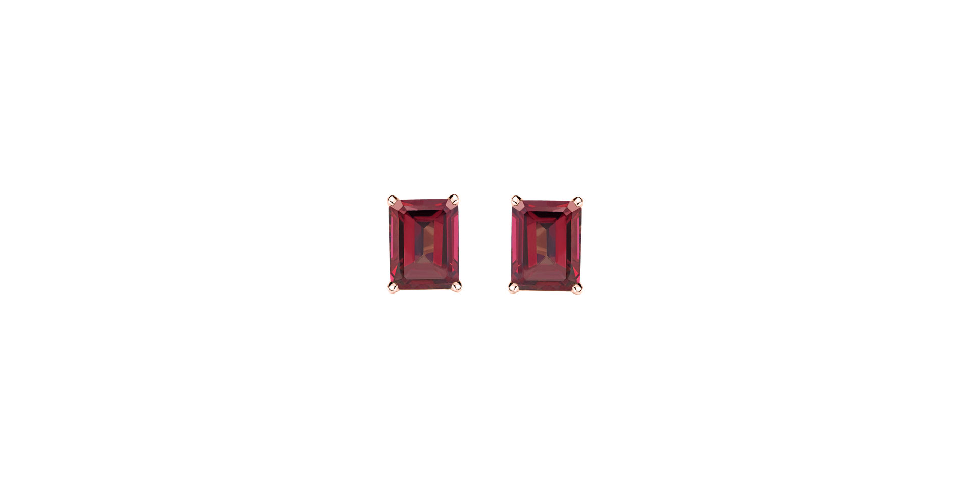 Earrings with Rhodolite Winslow