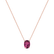 Necklace with Rhodolite Mystic Abyss3