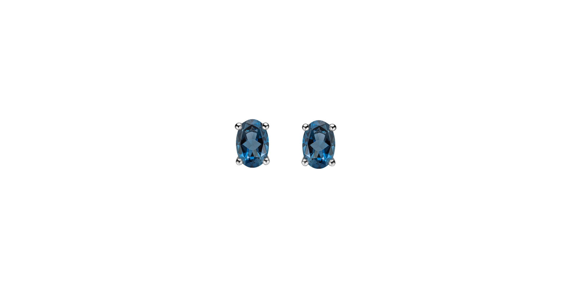 Earrings with Topaz Mystic Abyss