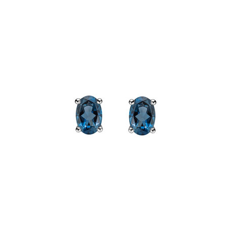 Earrings with Topaz Mystic Light