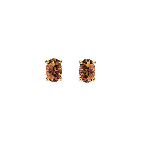 Earrings with Tourmaline Mystic Abyss