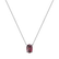 Necklace with Rhodolite Mystic Depth4