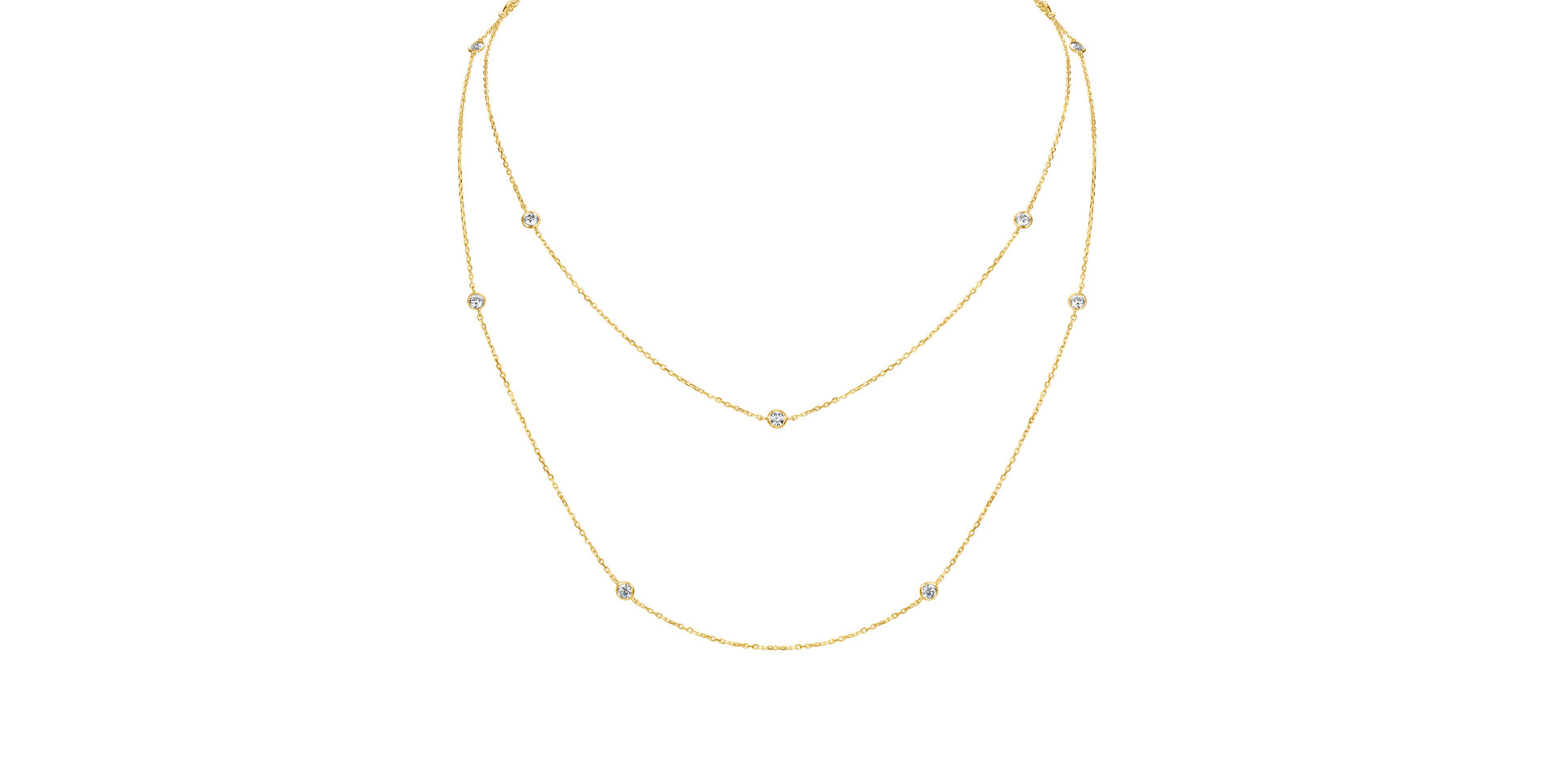 Diamond necklace Sweet Dots