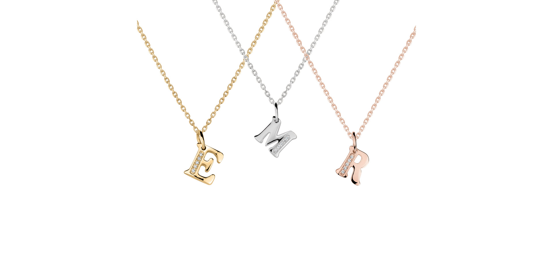 Diamond pendant Dream Letter