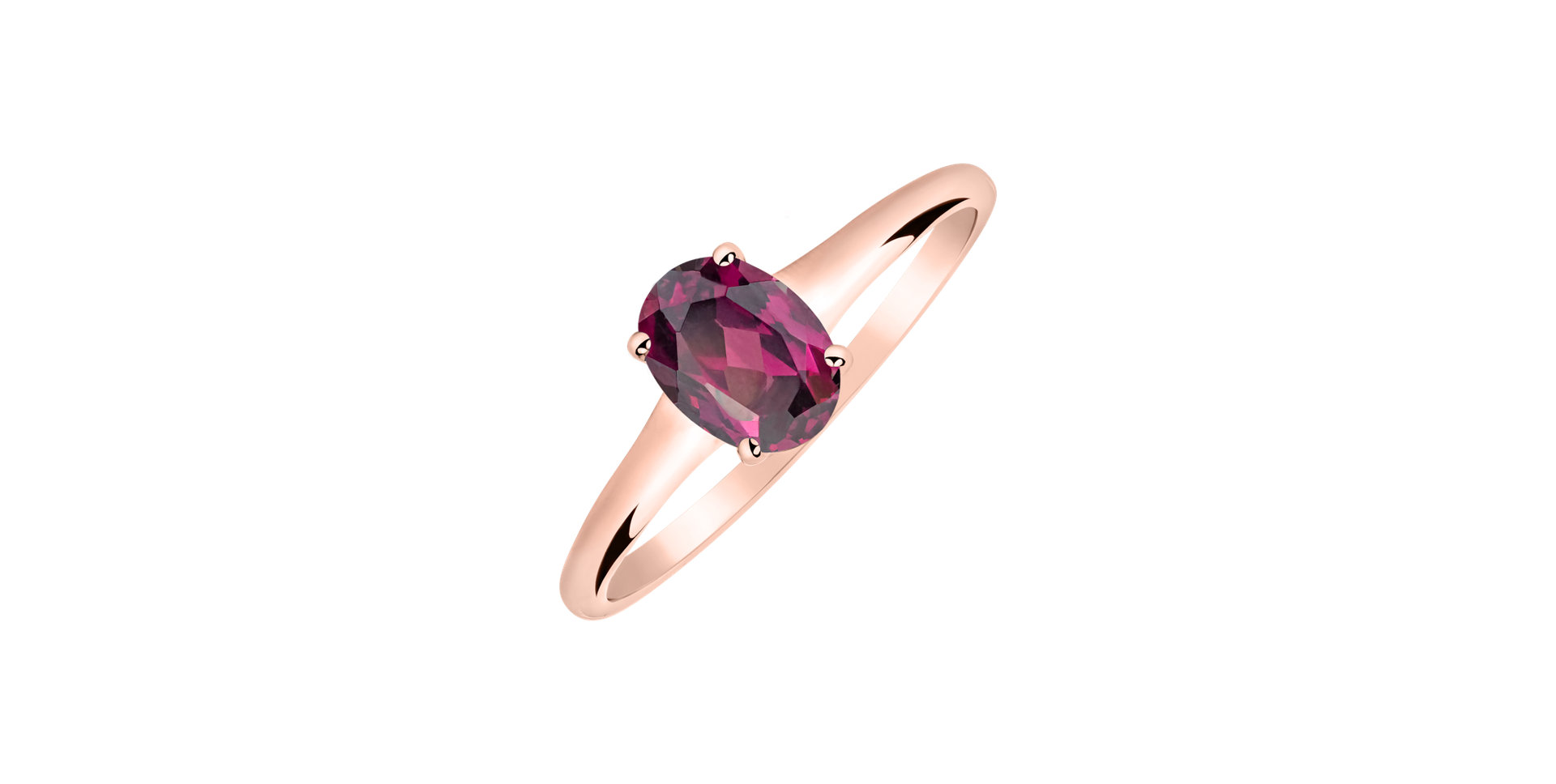 Ring with Rhodolite Mystic Abyss