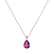 Diamond necklace with Rhodlolite Galatea4