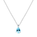 Diamond necklace with Topaz Ismene4