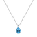 Diamond necklace with Topaz Ismene4