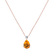 Diamond necklace with Citrine Ismene4