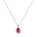 Diamond necklace with Tourmaline Ismene4