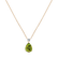 Diamond necklace with Peridote Ismene4