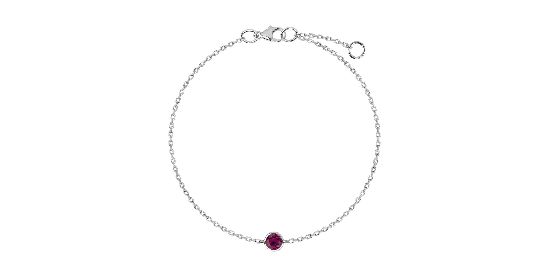 Bracelet with Rhodolite Roggeveen