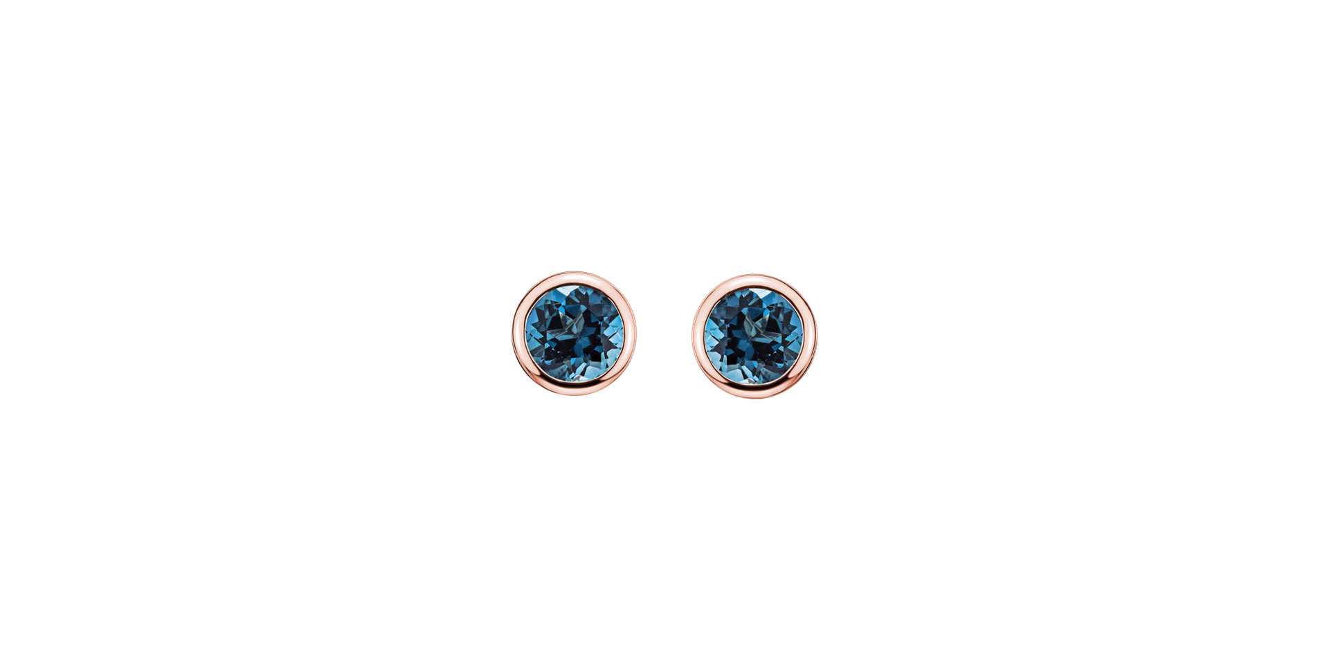 Earrings with Topaz Shiny Dots