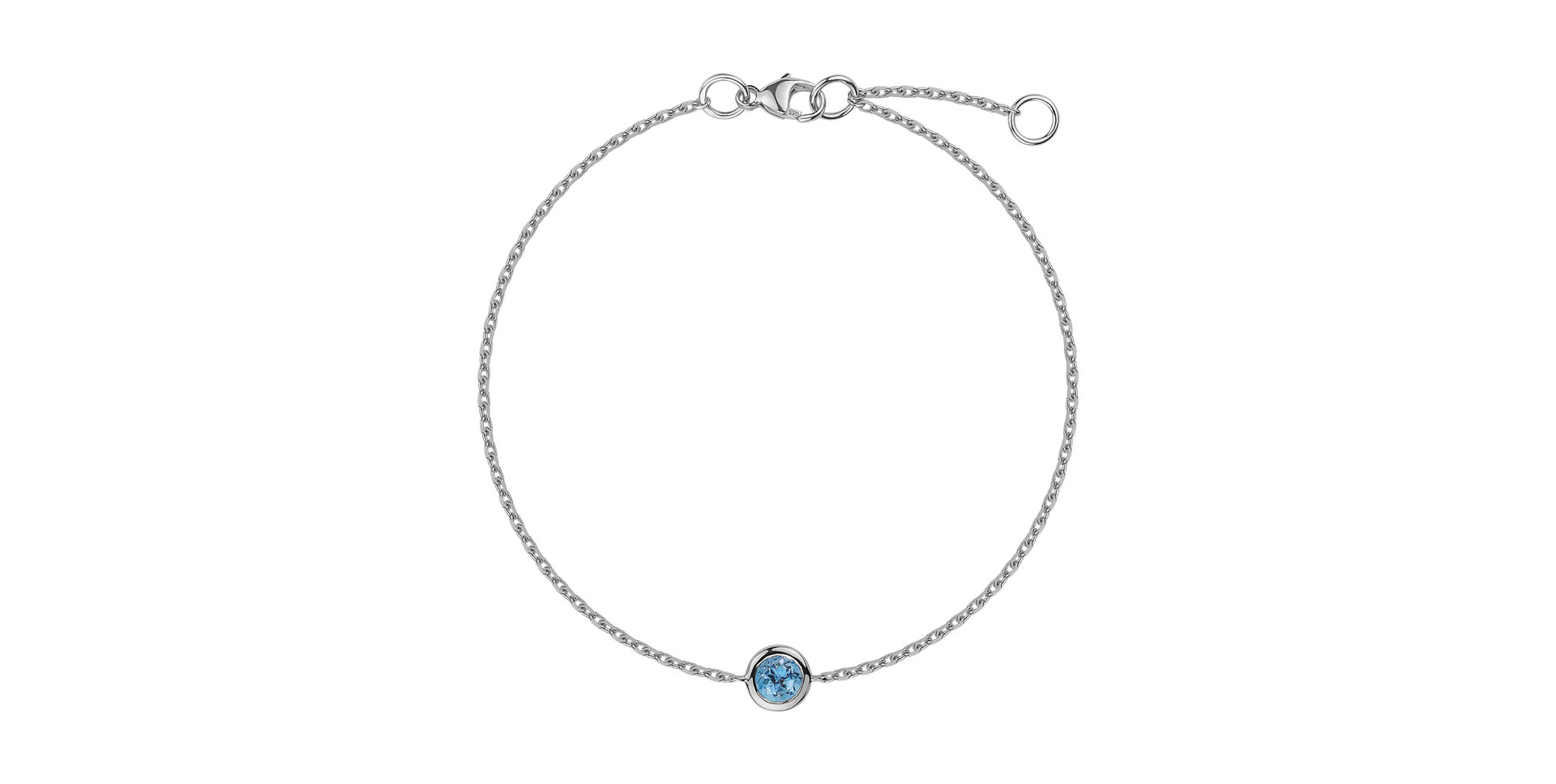 Bracelet with Topaz Neon Dot