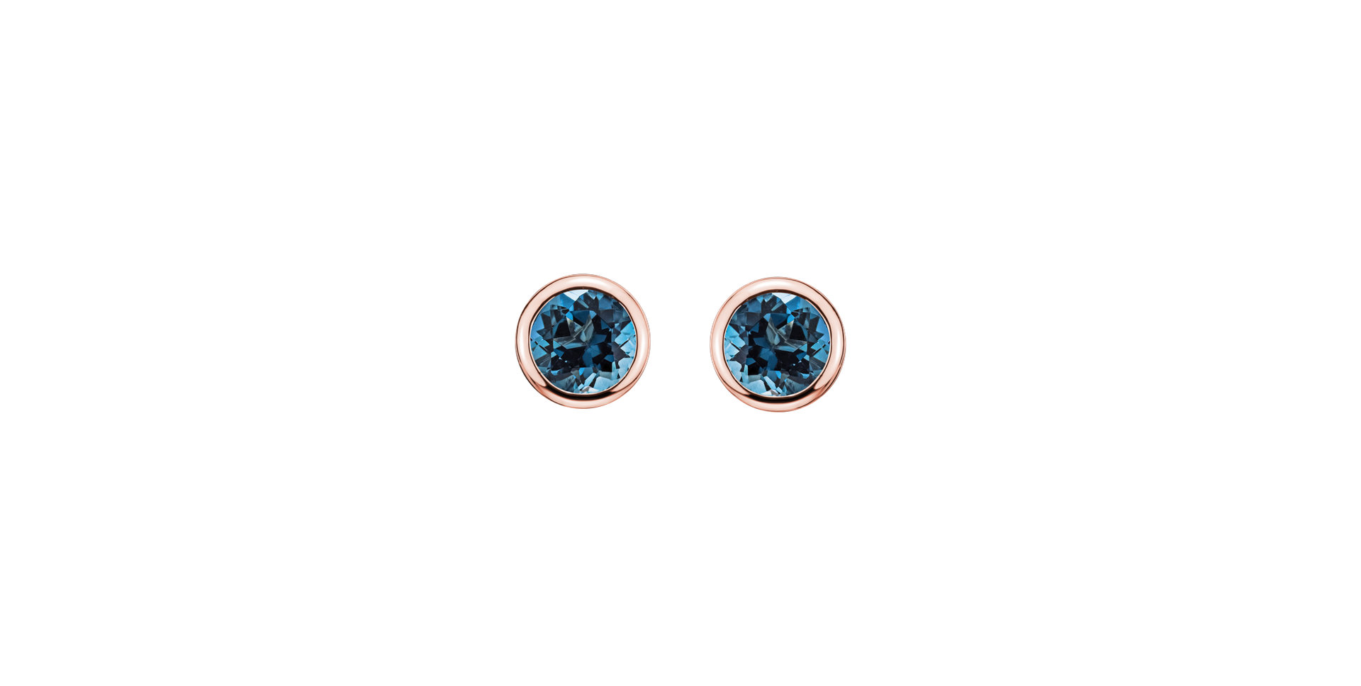 Earrings with Topaz Neon Dots