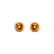 Earrings with Citrine Neon Dots4