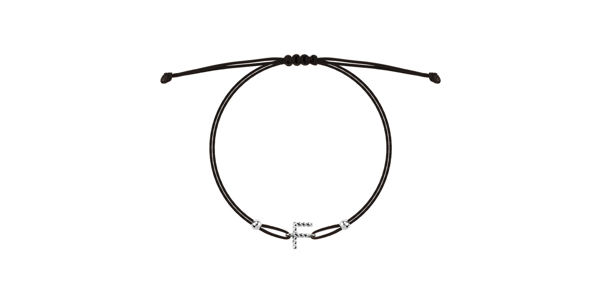 Bracelet Spiral Alphabeth F