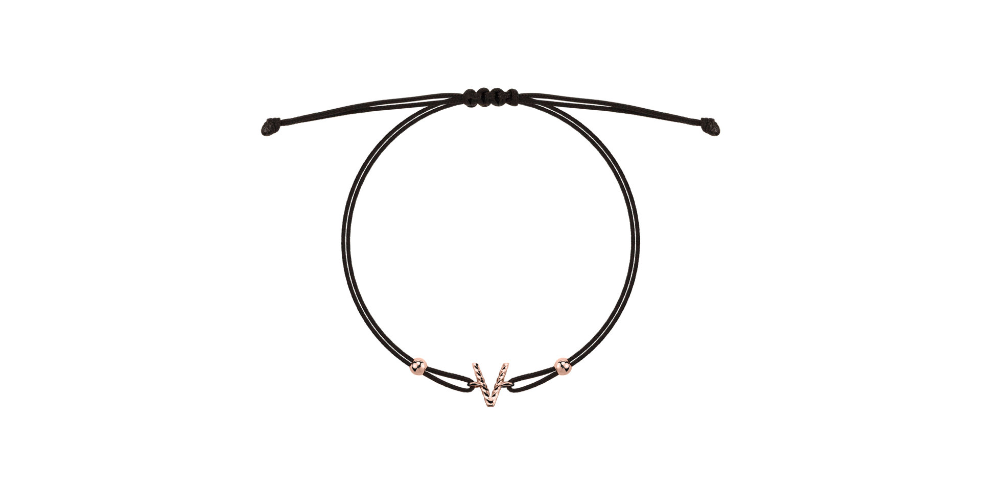 Bracelet Spiral Alphabeth V