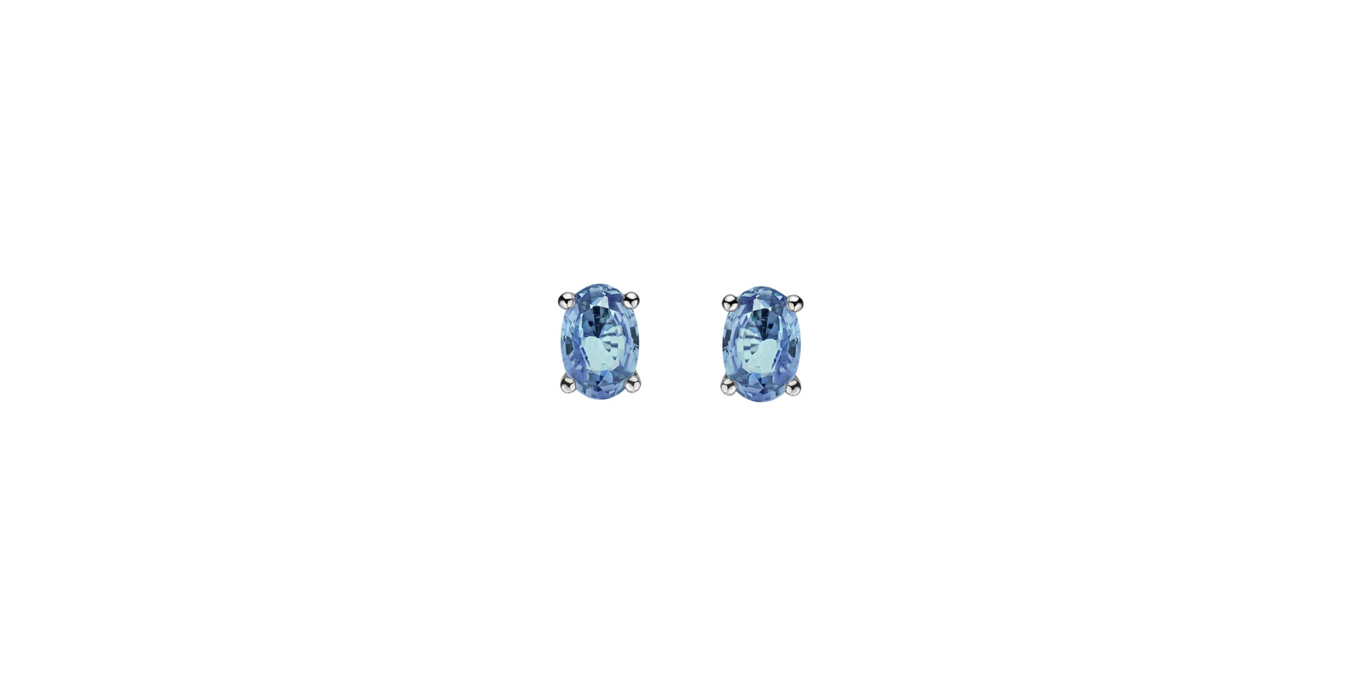 Earrings with Sapphire Mystic Abyss
