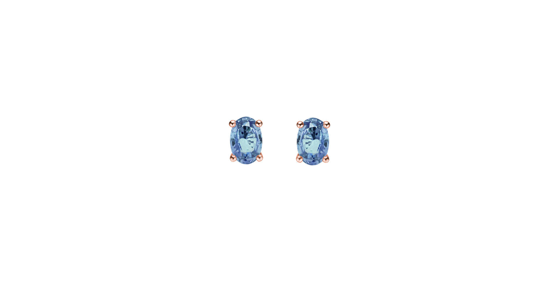 Earrings with Sapphire Mystic Abyss