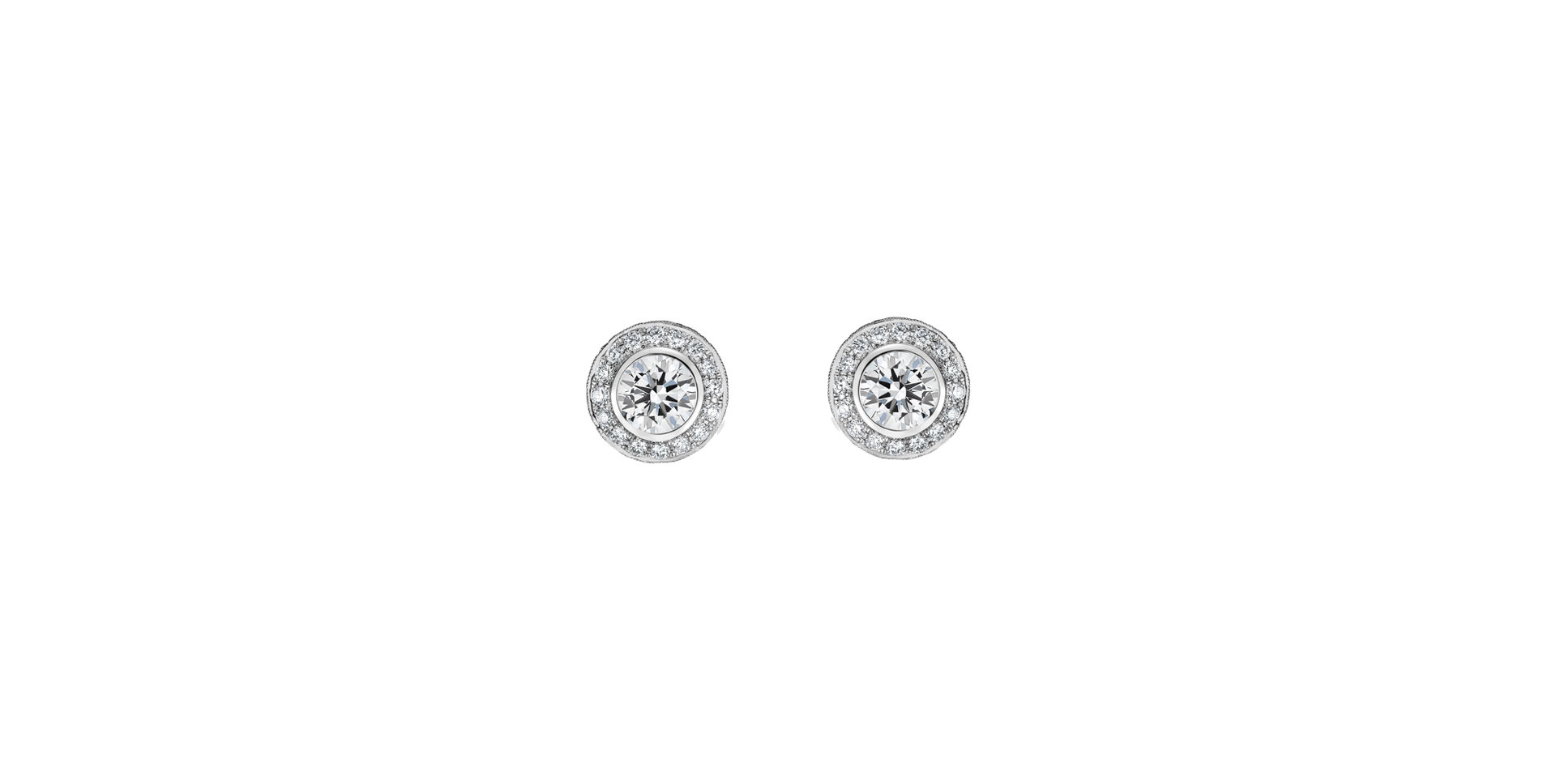 Diamond earrings Snowy Claire