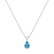 Diamond necklace with Topaz Whispers of Avalon4