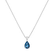 Diamond necklace with Topaz Whispers of Avalon4