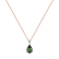 Diamond necklace with Tourmaline Whispers of Avalon4